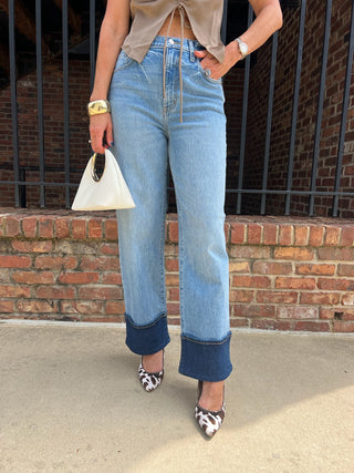 Daze Denim | Eastside High Rise Loose in Plunge