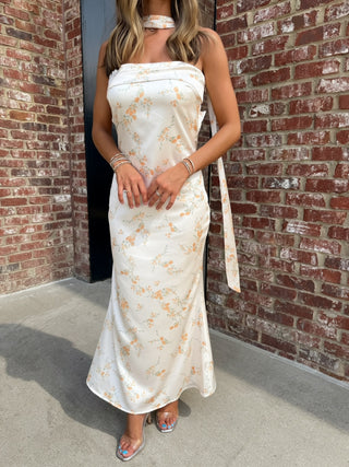 LENA | Meadow Floral Midi Dress