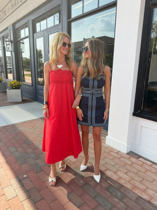 Lucy Paris | Rey Maxi Dress - Red