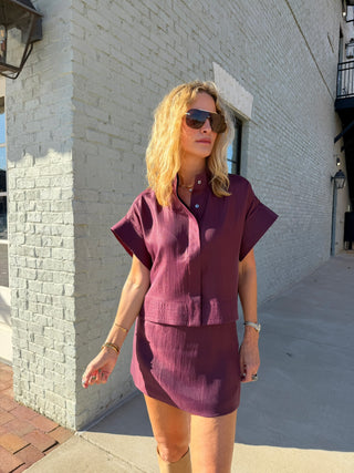 ENTRO Chic Girl Set Plum