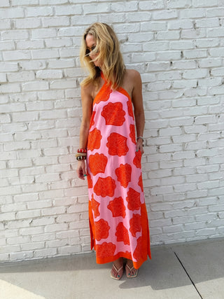 ENTRO | Sunset Shell Maxi Dress