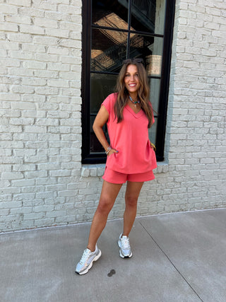 Z Supply | Club Shorts Persimmon