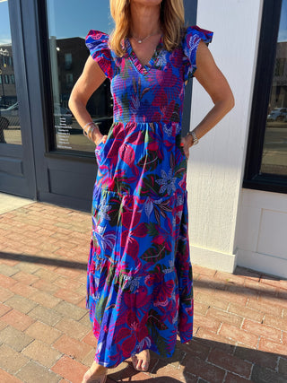 Sugar Lips | Mela Tropics Midi Dress
