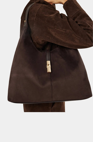 Billini | Lamarr Shoulder Bag Chocolate Suede