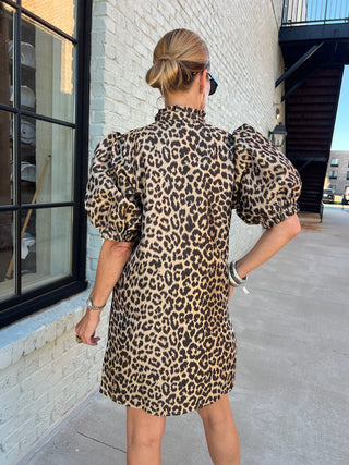 THML | Victoria Leopard Dress