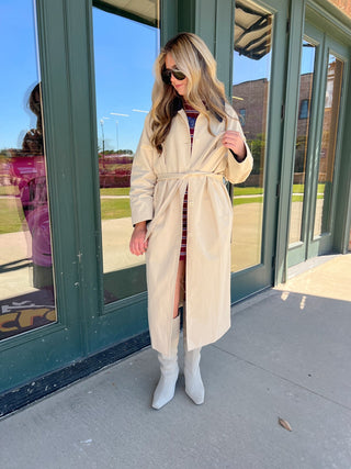 LE LIS | Cambridge Belted Trench Coat