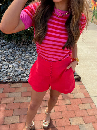 Deluc | Vizela Knit Top Pink