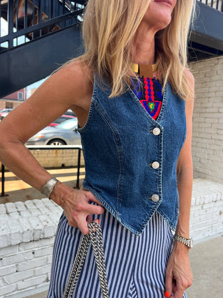 Steve Madden | Micky Top Blue Denim