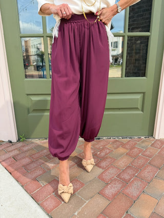 Myers Balloon Pants Wine
