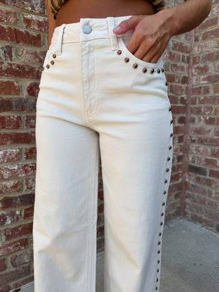 JBD | The Stud Jeans Cream