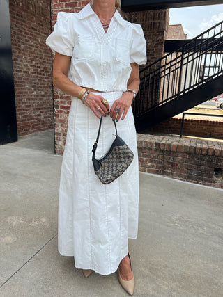 TCEC | All Day All Night White Skirt