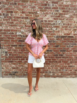 Payten Plaid Blouse