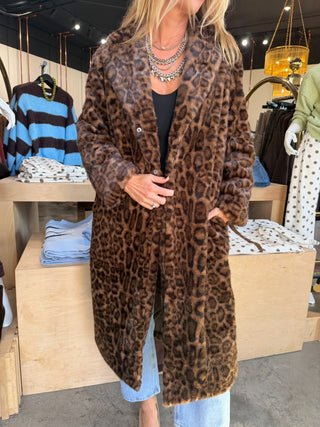 Chloe Leopard Coat