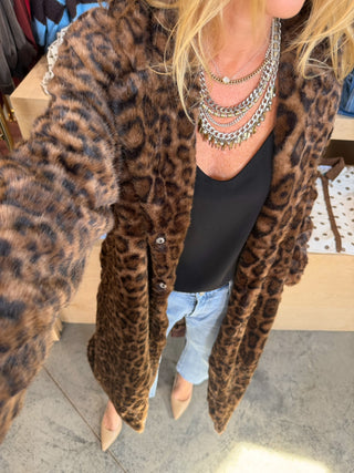 Chloe Leopard Coat