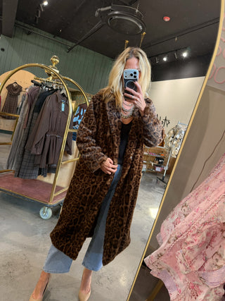 Chloe Leopard Coat