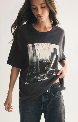 Z Supply | Big Apple City Tee Black Sand