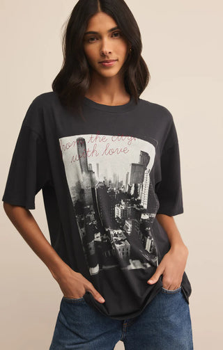 Z Supply | Big Apple City Tee Black Sand