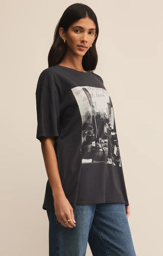 Z Supply | Big Apple City Tee Black Sand