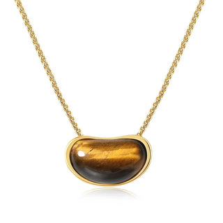 SAHIRA | The Angie Tiger Eye Pendant Necklace