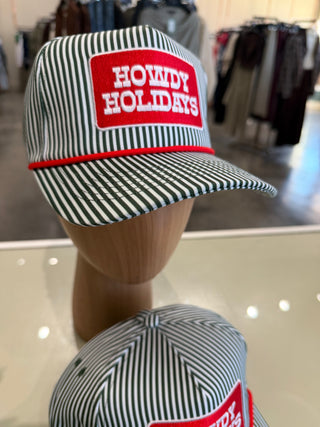Howdy Holidays Canvas Cap