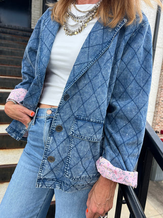 Prince Quilted Blazer