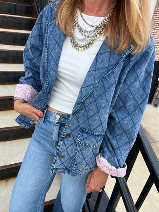 Prince Quilted Blazer