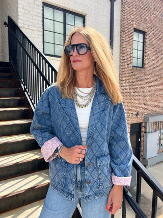 Prince Quilted Blazer