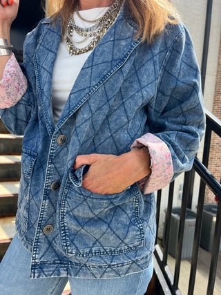 Prince Quilted Blazer