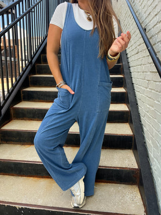 Z Supply | Everyday Jersey Denim Jumpsuit