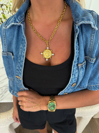 CHANSUTT | Pearl Coin Necklace
