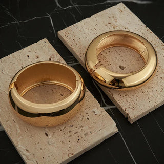 Sahira | Blaise Statement Bangle Gold