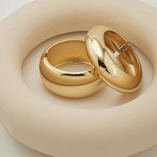 Sahira | Blaise Statement Bangle Gold