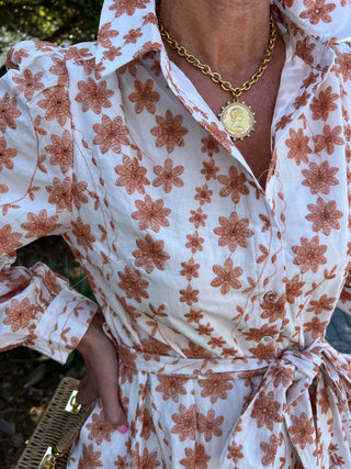 &Merci | Tindra Floral Mini Dress Cream