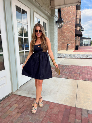 STEVE MADDEN | Meadow Black Dress