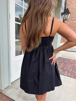 STEVE MADDEN | Meadow Black Dress