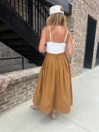 Marigold Chic High-Waisted Skirt