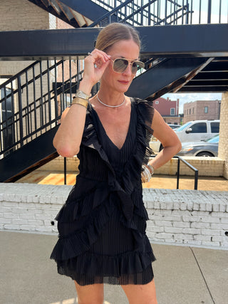 LULUS | Shimmy Shake Black Dress