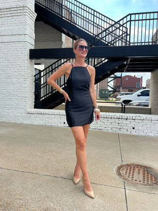 The Brooke Mini Dress Black