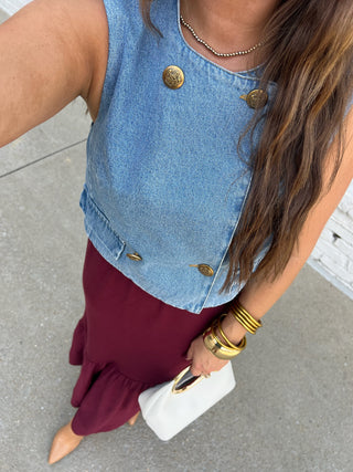 Steve Madden | Brea Vest Forever Blue