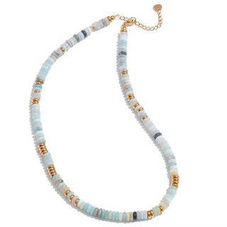 SAHIRA | Amazonite Beaded Necklace