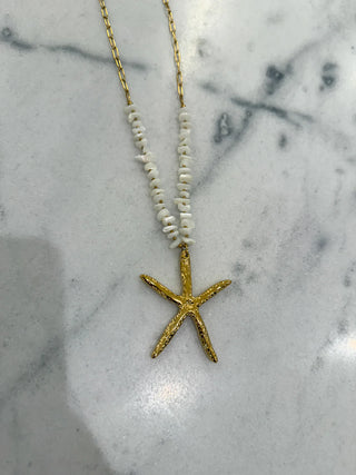 30a Array | CHANSUTTPEARLS | XL Starfish Necklace