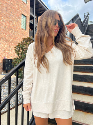 Z Supply | Modern V-Neck Weekender Oatmeal LOH