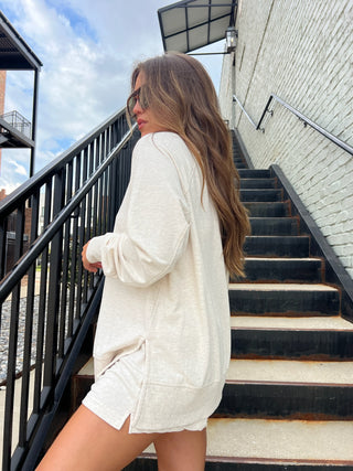 Z Supply | Modern V-Neck Weekender Oatmeal LOH