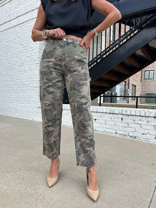 Daze Denim | Sundaze High Rise Straight Crop in Hideaway