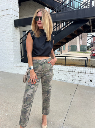 Daze Denim | Sundaze High Rise Straight Crop in Hideaway