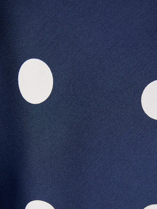 SUNDAY EDITION | Hallie Polka Dot Mini Skirt Navy