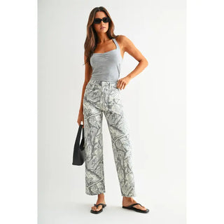 MICA DENIM | Aspen Print Jeans