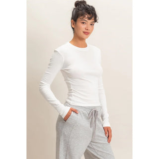 Everyday Long Sleeve Top White