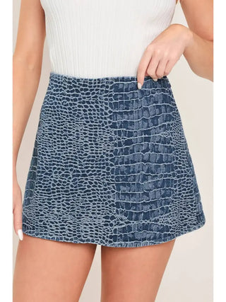 Maris Denim Skort Indigo