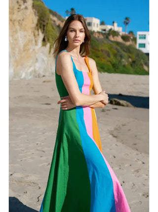 LALAVON | Amalfi Colorblock Maxi